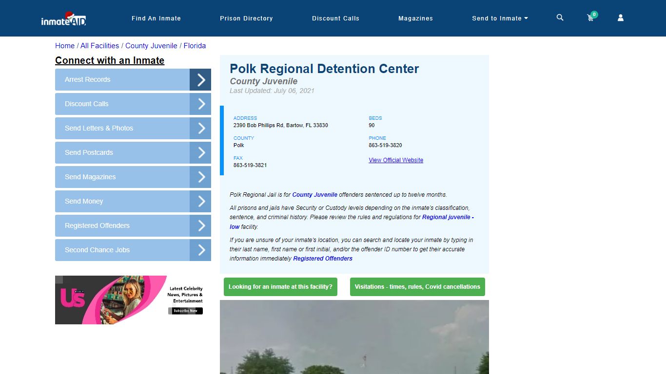 Polk Regional Detention Center & Inmate Search - Bartow, FL